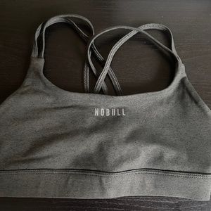 NOBULL Sports Bra Size Medium in Charcoal
